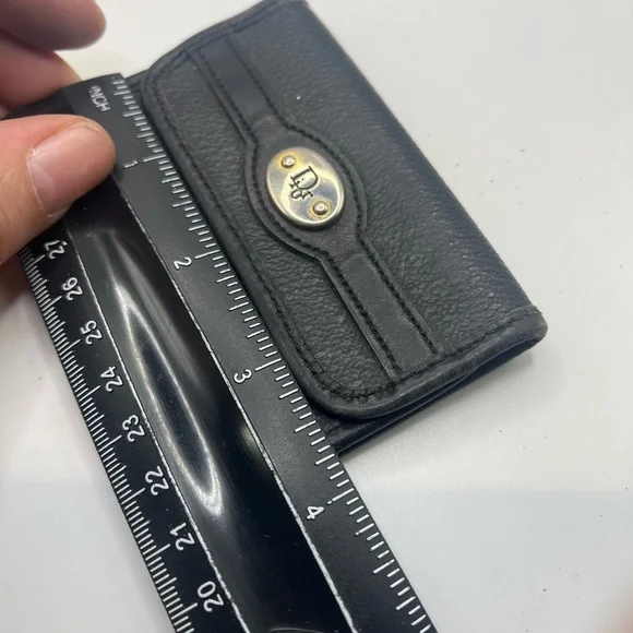 Dior Black Leather Card Holder - Picture 10 of 10